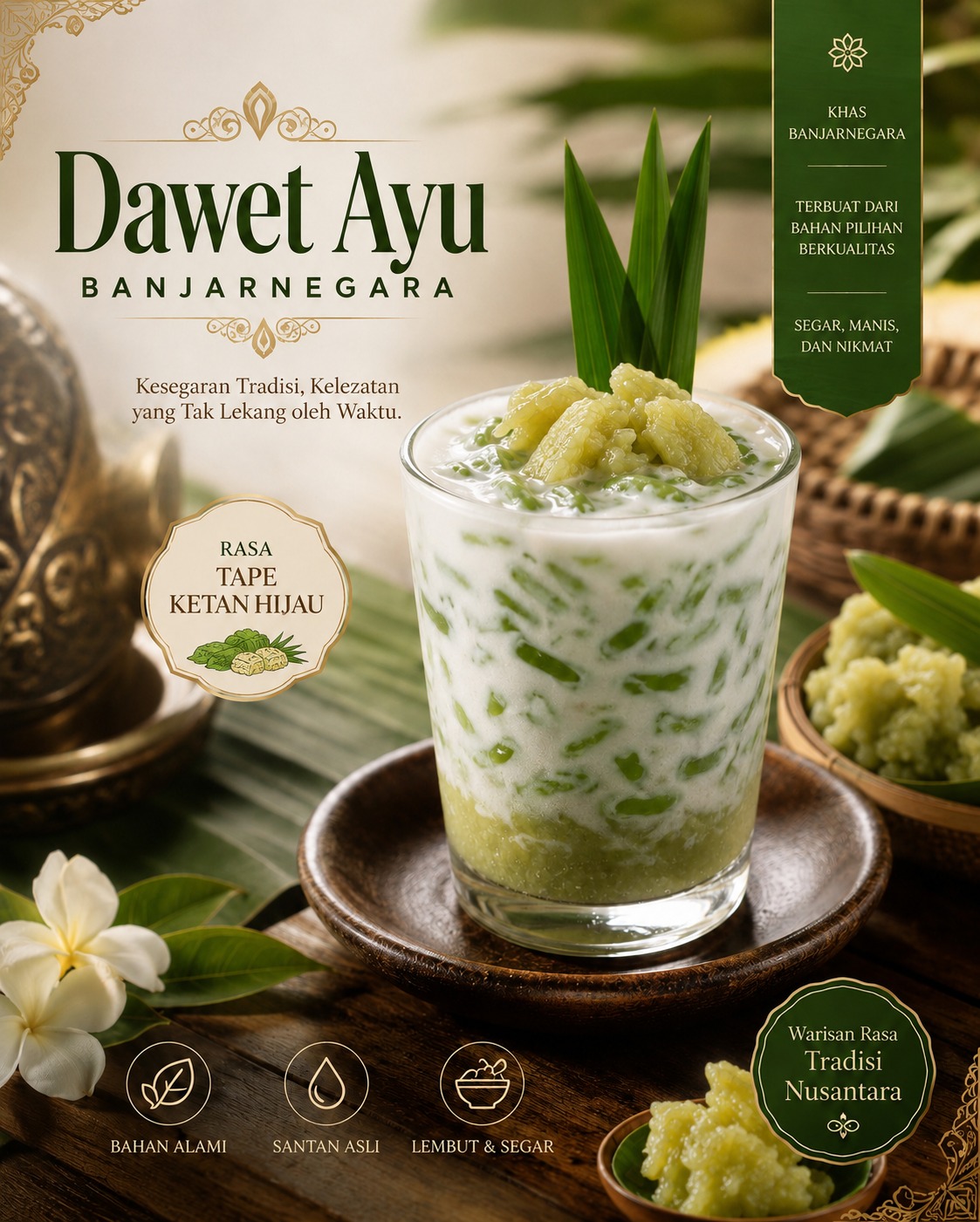 Dawet Ayu Tape Ketan Hijau